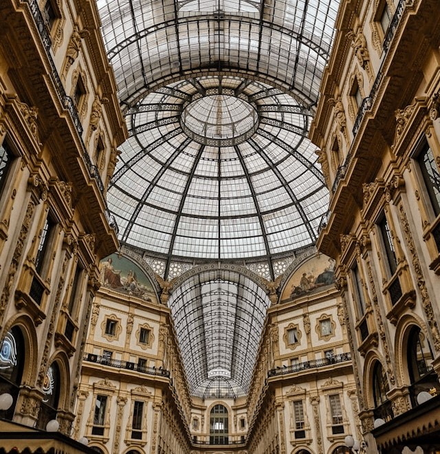 Galleria Umberto I in Naples, Italy