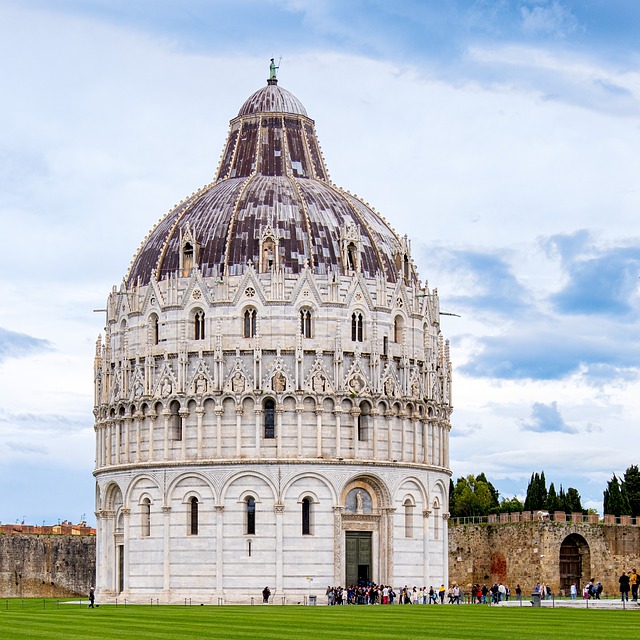 Baptistery of St. John in Pisa, Italy