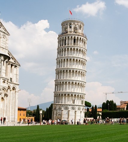 Leaning Tower of Pisa in Pisa, Italy