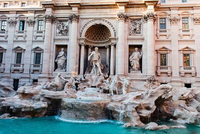 Trevi Fountain in Rome, Italy