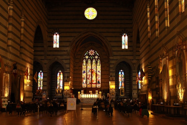 San Francesco Basilica in Siena, Italy