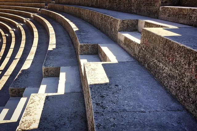 Roman Theatre of Trieste in Trieste, Italy
