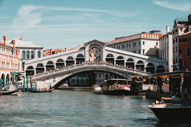 Rialto Bridge in Venice, Italy