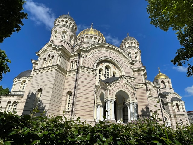 Nativity of Christ Orthodox Cathedral in Riga, Latvia