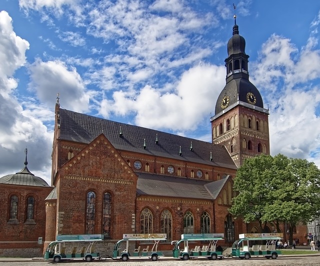 Riga Cathedral in Riga, Latvia