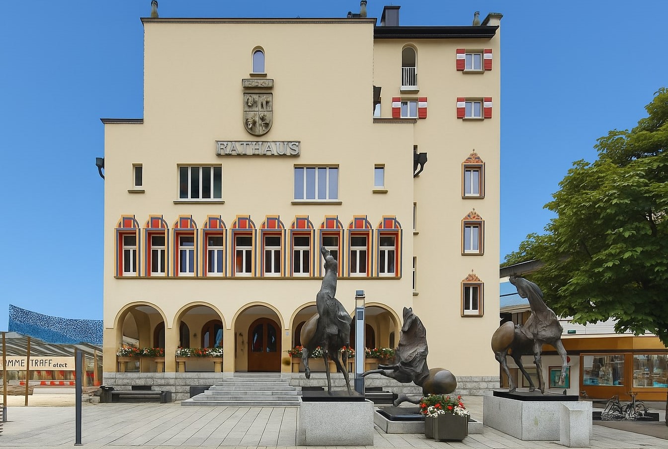 Vaduz Town Hall in Vaduz, Liechtenstein