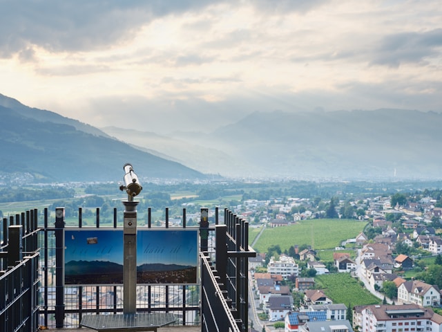 Vaduz Vineyard Viewpoint in Vaduz, Liechtenstein