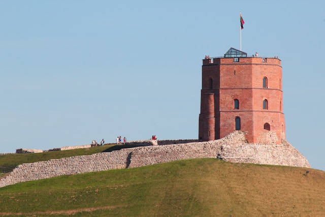 Gediminas Castle Tower in Vilnius, Lithuania
