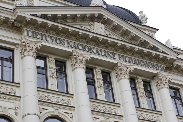 Lithuanian National Philharmonic in Vilnius, Lithuania