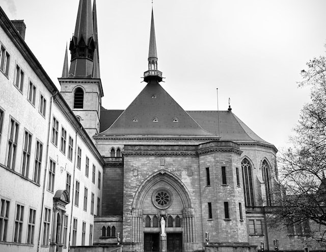 Notre-Dame Cathedral in Luxembourg City, Luxembourg