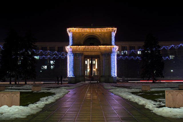 Triumphal Arch in Chisinau, Moldova