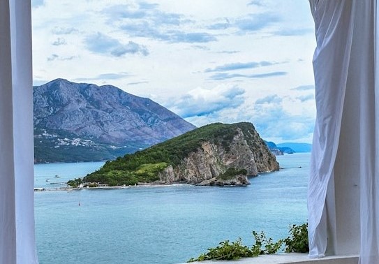 Island of St. Nikola in Budva, Montenegro