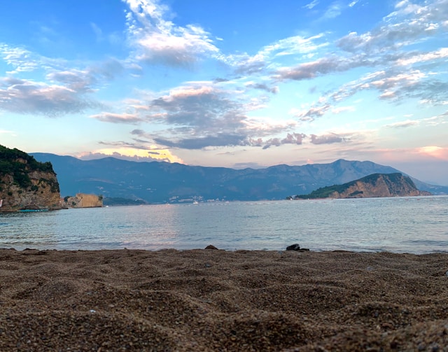 Mogren Beach in Budva, Montenegro