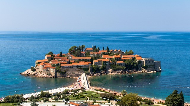 Sveti Stefan in Budva, Montenegro