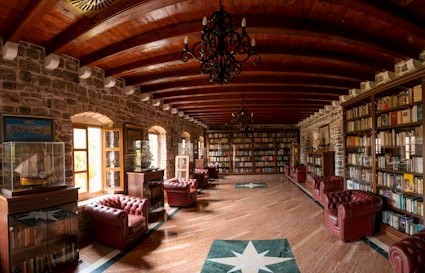 The Library in the Citadel in Budva, Montenegro