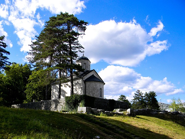 Court Church on Cipur in Cetinje, Montenegro