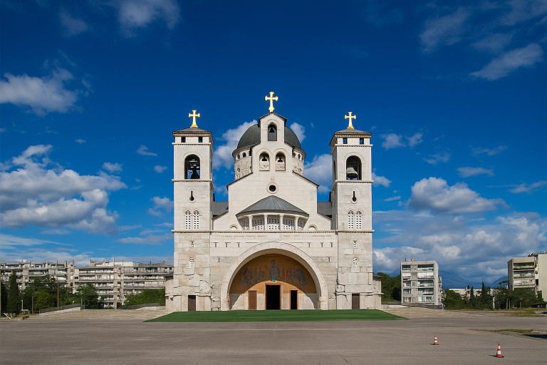 Cathedral of the Resurrection of Christ in Podgorica, Montenegro
