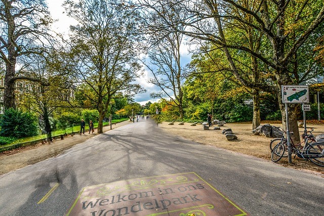 Vondelpark in Amsterdam, Netherlands