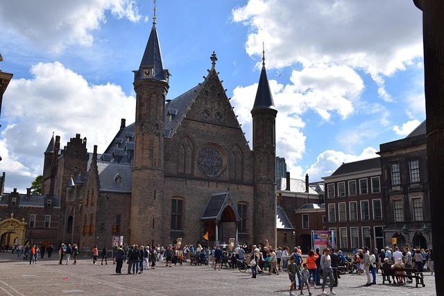 Binnenhof and Ridderzaal in Den Haag, Netherlands