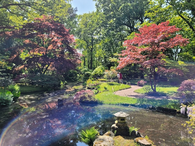 Clingendael Park and Japanese Garden in Den Haag, Netherlands