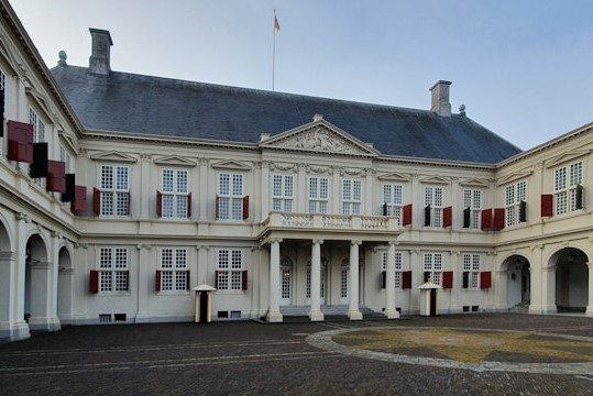 Noordeinde Palace in Den Haag, Netherlands
