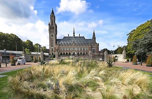 Peace Palace (Vredespaleis) in Den Haag, Netherlands