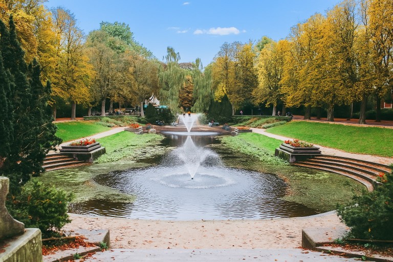 Noorderplantsoen in Groningen, Netherlands