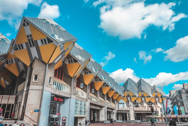 Cube Houses in Rotterdam, Netherlands