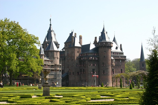 Kasteel de Haar in Utrecht, Netherlands