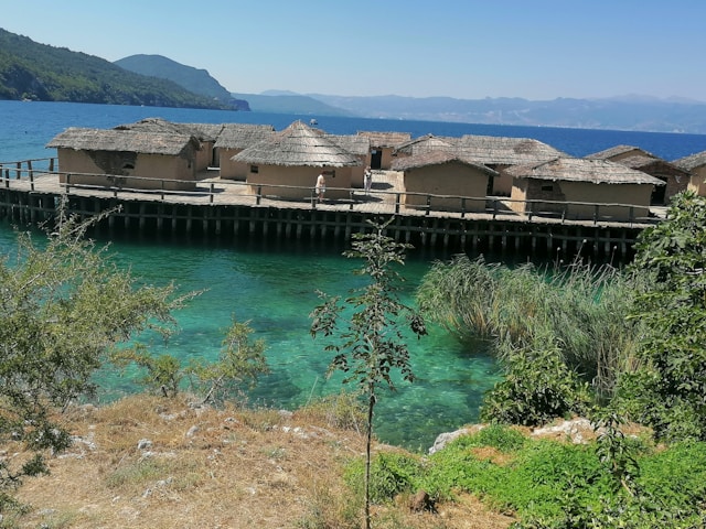 Bay of the Bones Museum in Ohrid, North Macedonia