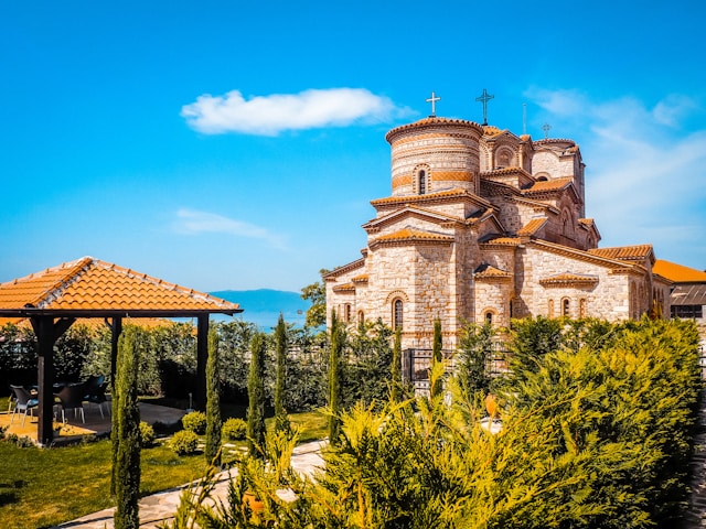 Church of St Panteleimon at Plaosnik in Ohrid, North Macedonia