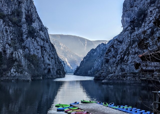 Matka Canyon in Skopje, North Macedonia
