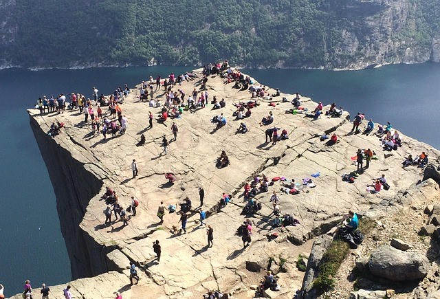 Preikestolen (Pulpit Rock) in Stavanger, Norway