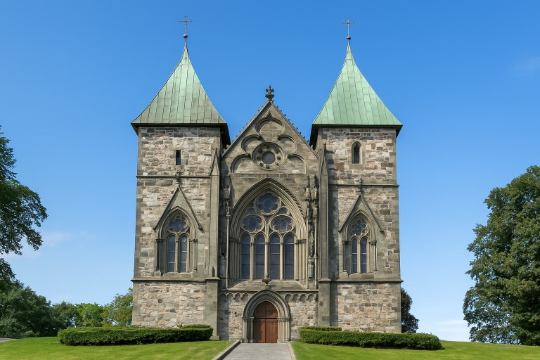Stavanger Cathedral in Stavanger, Norway