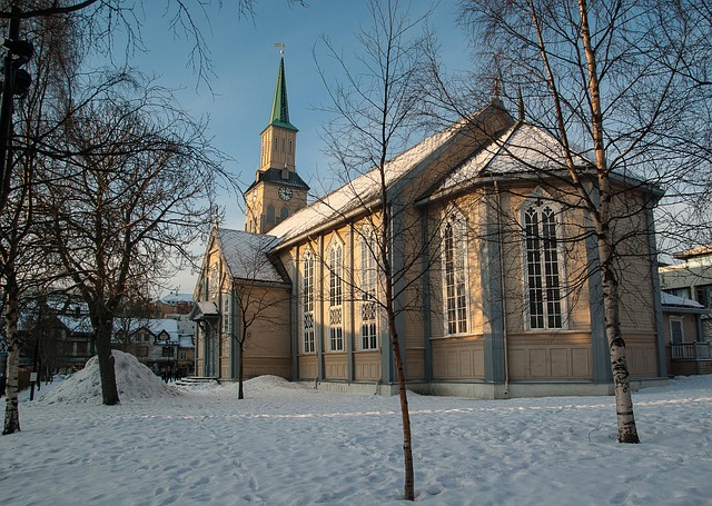 Tromso Domkirke in Tromso, Norway
