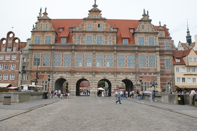 Green Gate in Gdansk, Poland