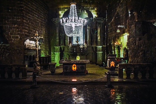 Wieliczka Salt Mine in Krakow, Poland