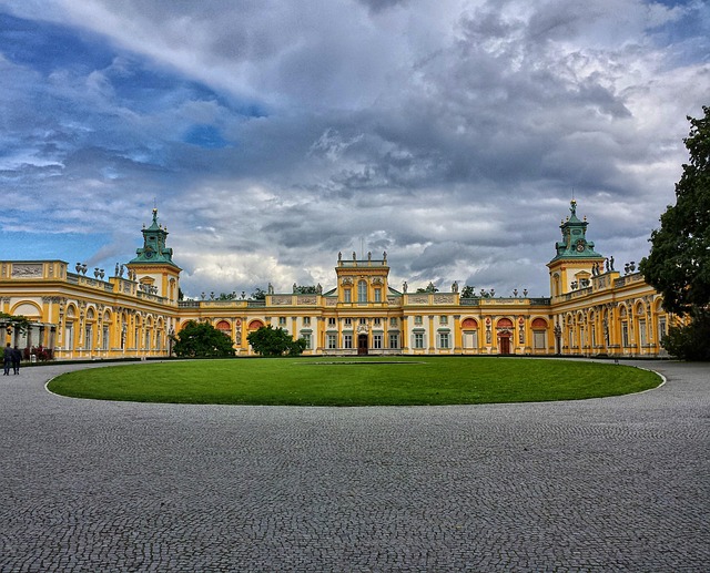 Wilanow Palace in Warsaw, Poland