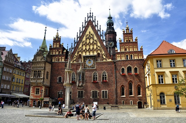 Market Square in Wroclaw, Poland