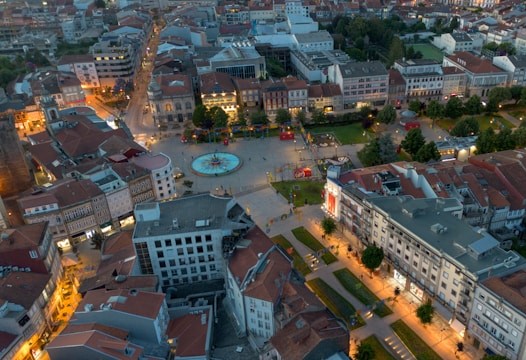 Republic Square (Praca da Republica) in Braga, Portugal