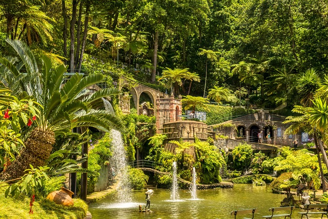 Madeira Botanical Garden in Funchal, Portugal