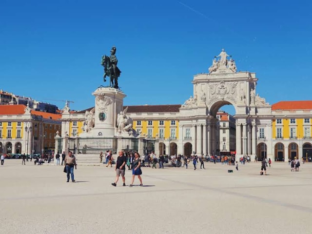 Praca do Comercio in Lisbon, Portugal