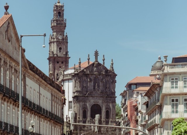 Clerigos Tower and Church in Porto, Portugal