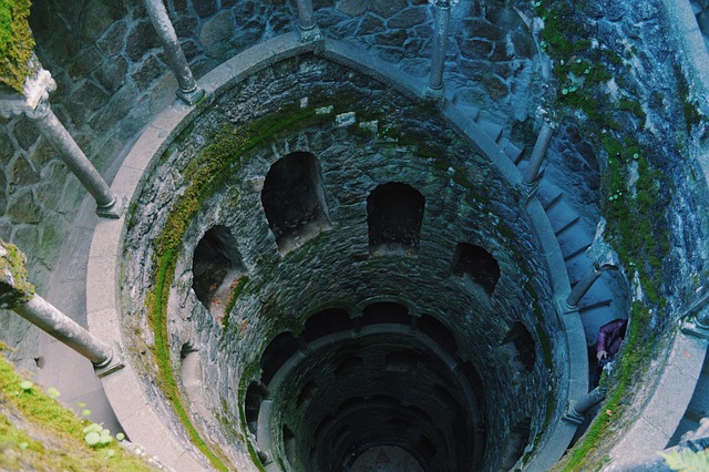 Initiation Well at Quinta da Regaleira in Sintra, Portugal