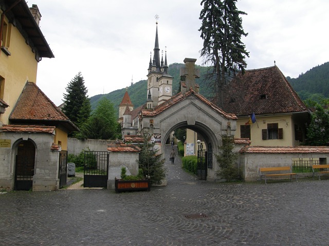 Catherine's Gate in Brasov, Romania
