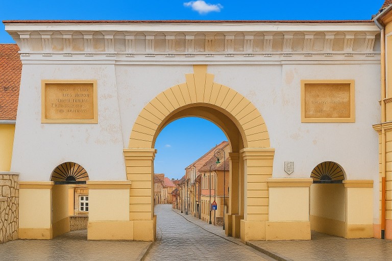 Schei Gate in Brasov, Romania