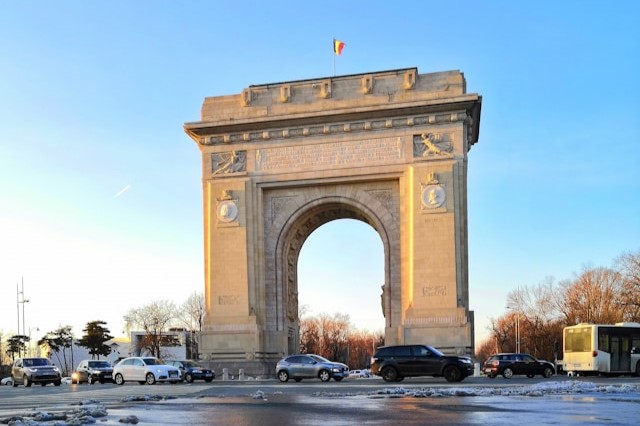 Arcul de Triumf in Bucuresti, Romania