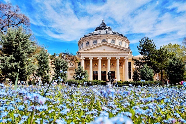 Romanian Athenaeum in Bucuresti, Romania