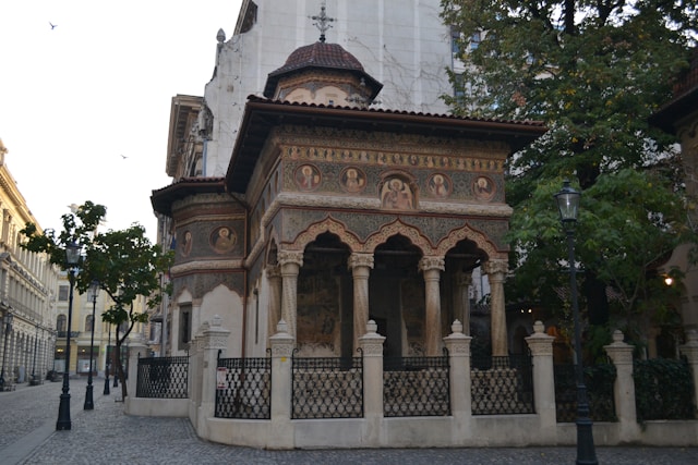 Stavropoleos Monastery in Bucuresti, Romania