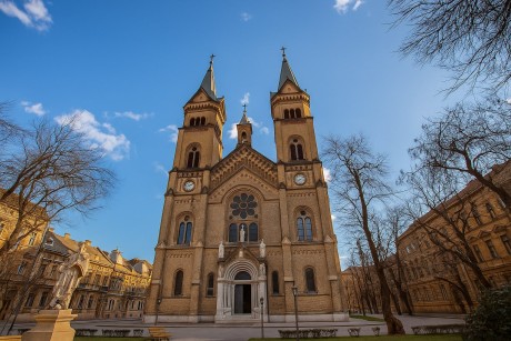Fabric District and Millennium Church in Timisoara, Romania
